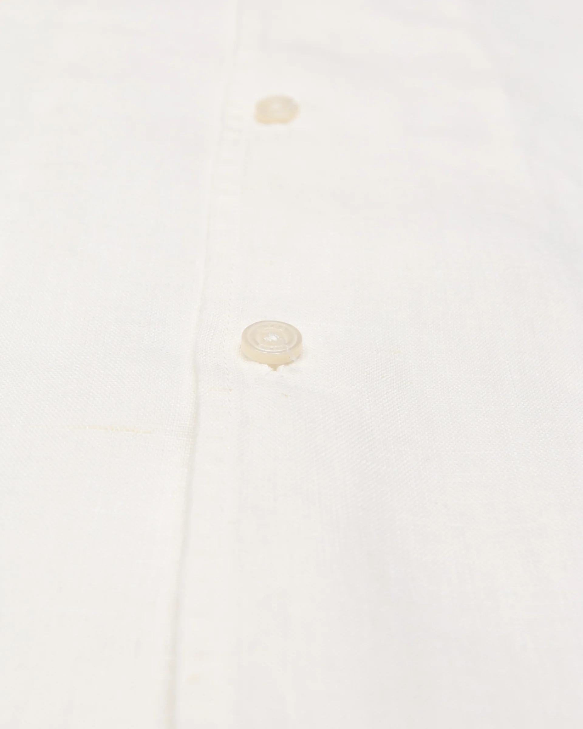 Camicia camp collar Bart in lino, manica corta, vestibilità over - Bianco - Image 3