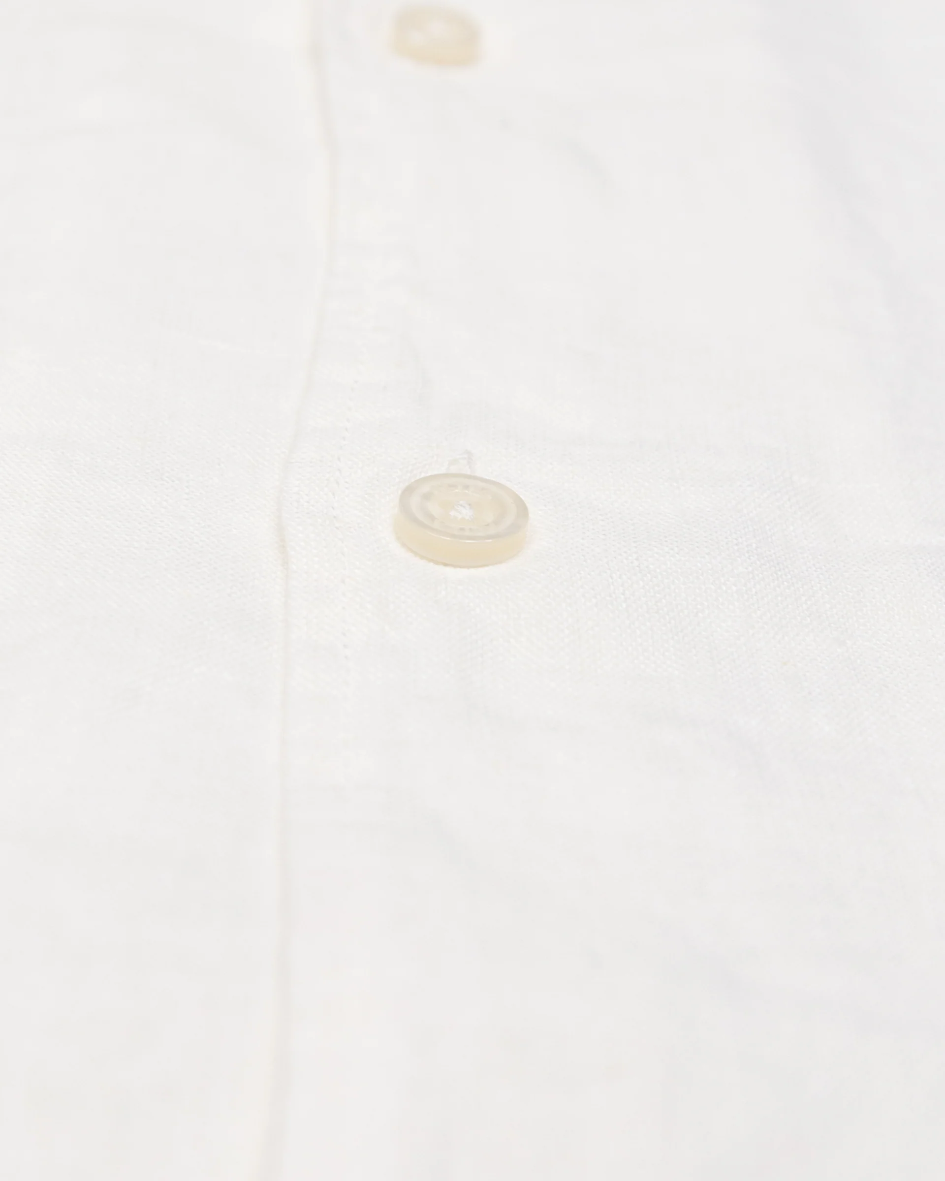 Camicia camp collar Eliot in lino, vestibilità over - Bianco - Image 3