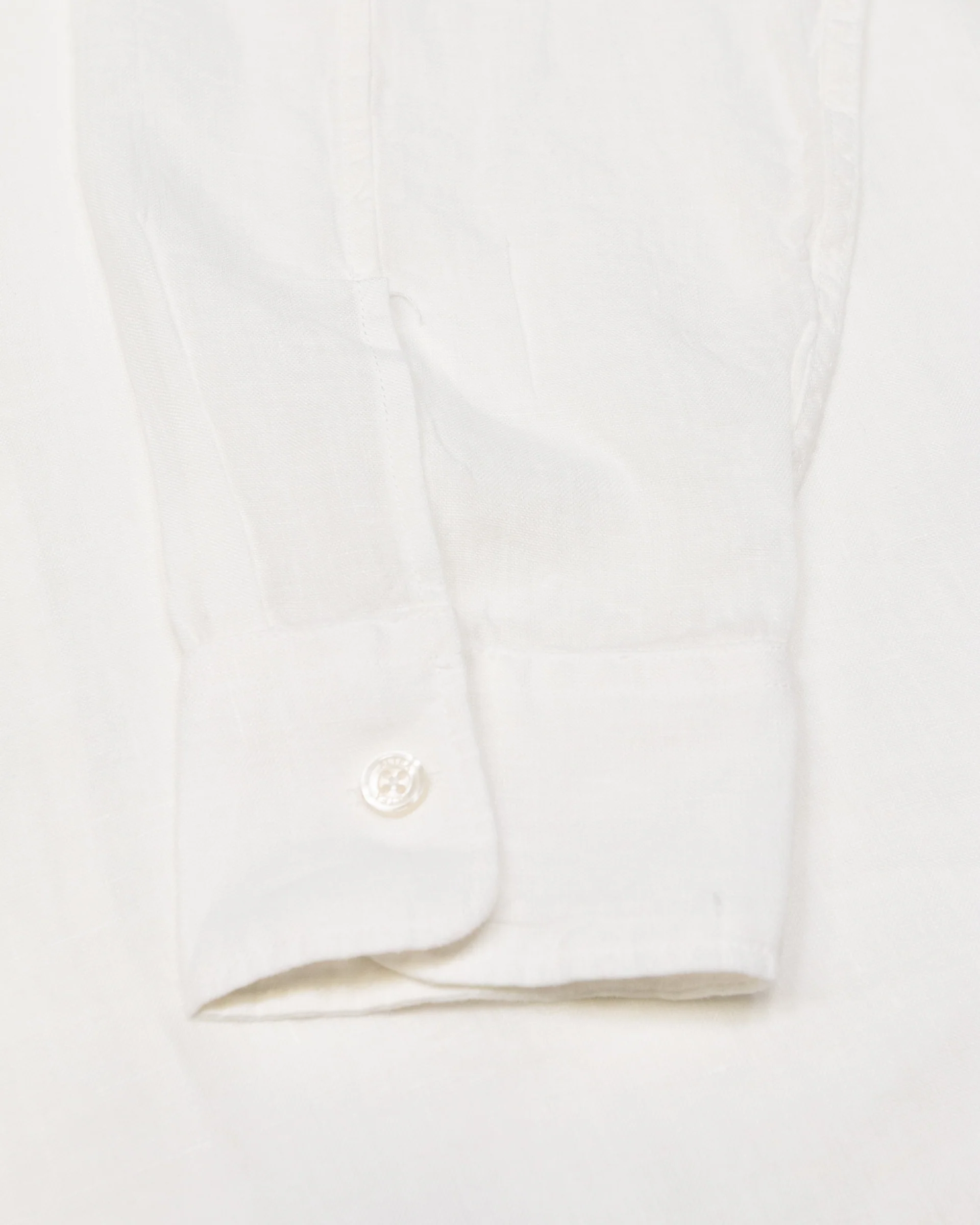 Camicia camp collar Eliot in lino, vestibilità over - Bianco - Image 4