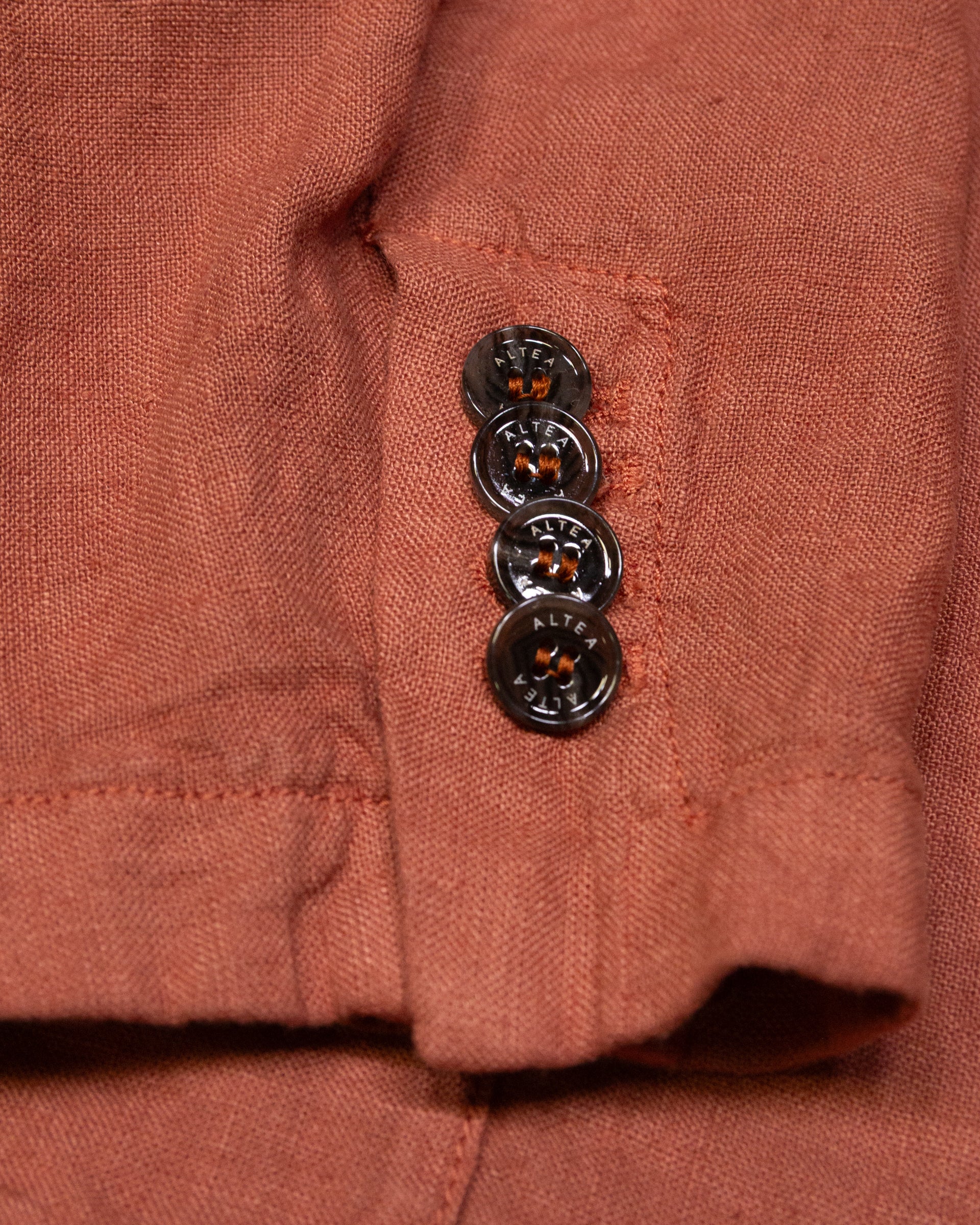 Blazer Aaron in lino sfoderato, arancione - Cotto - Image 3