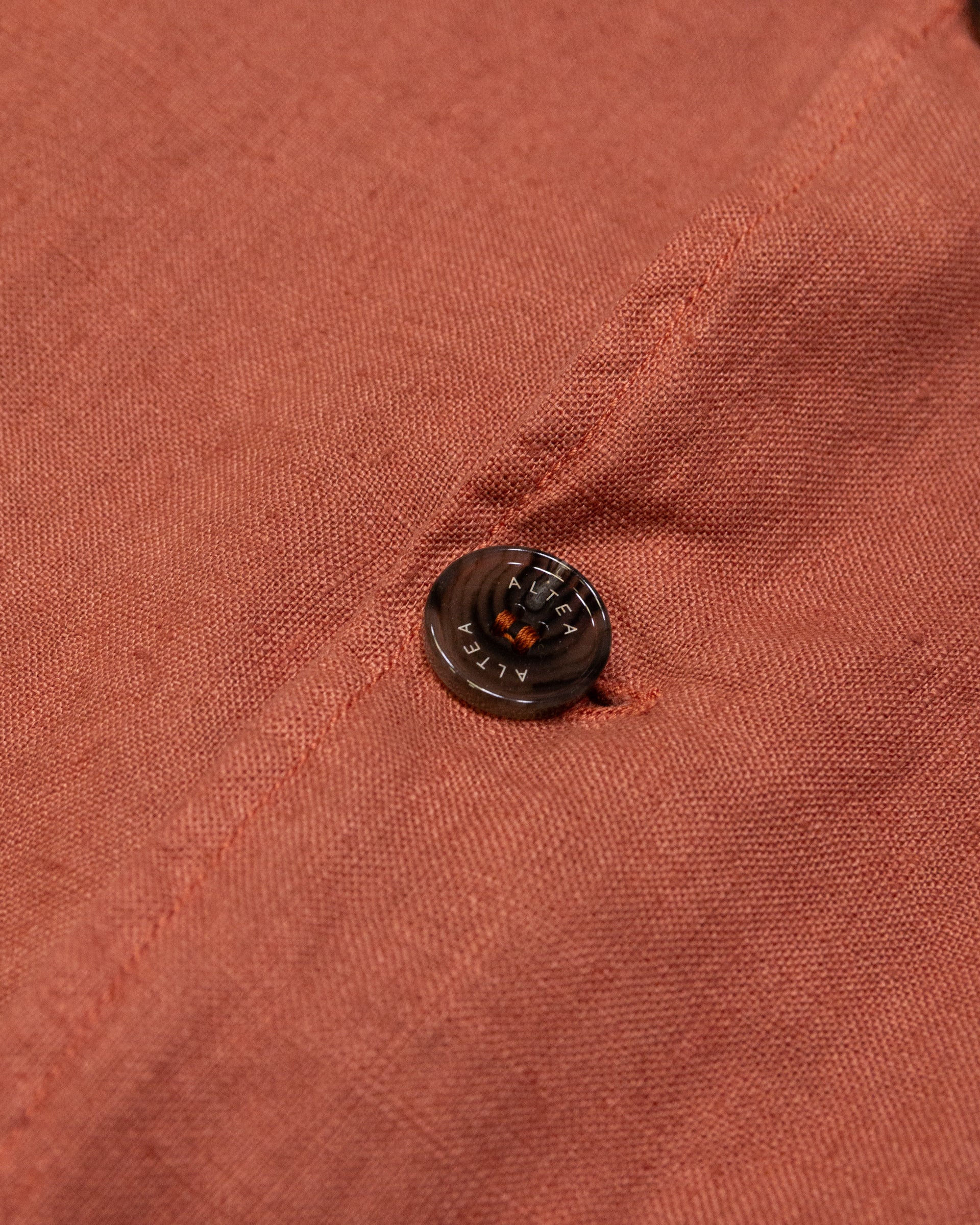 Blazer Aaron in lino sfoderato, arancione - Cotto - Image 4