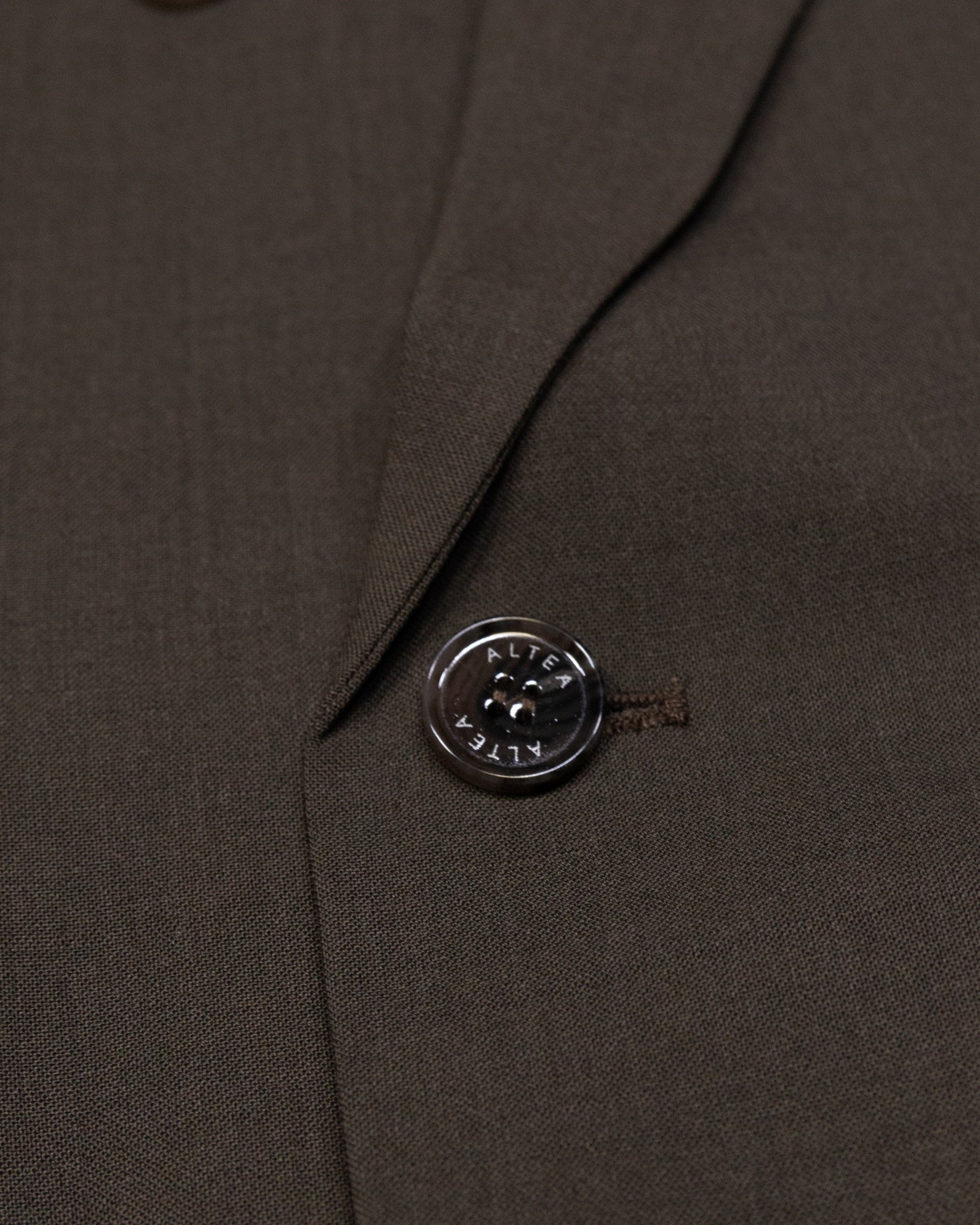 Giacca Carlo doppiopetto in lana tecnica, foderata, verde - Army - Image 3