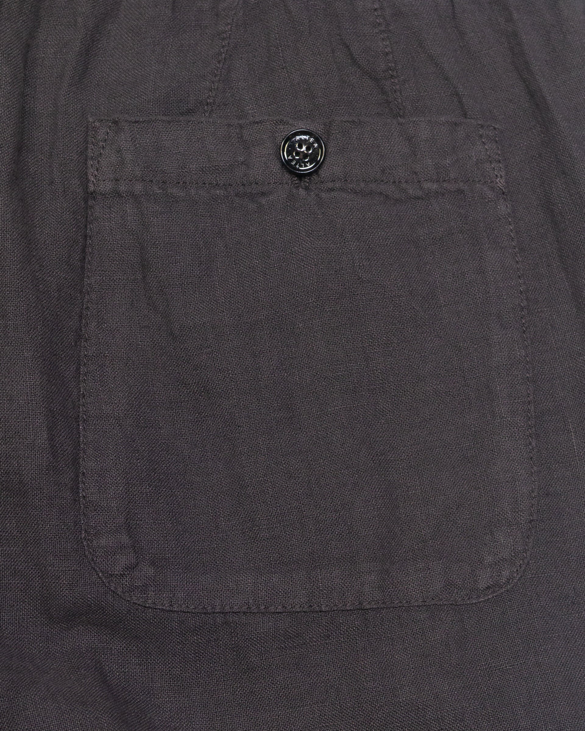 Pantalone Mattia in lino con coulisse, marrone - Moro - Image 3