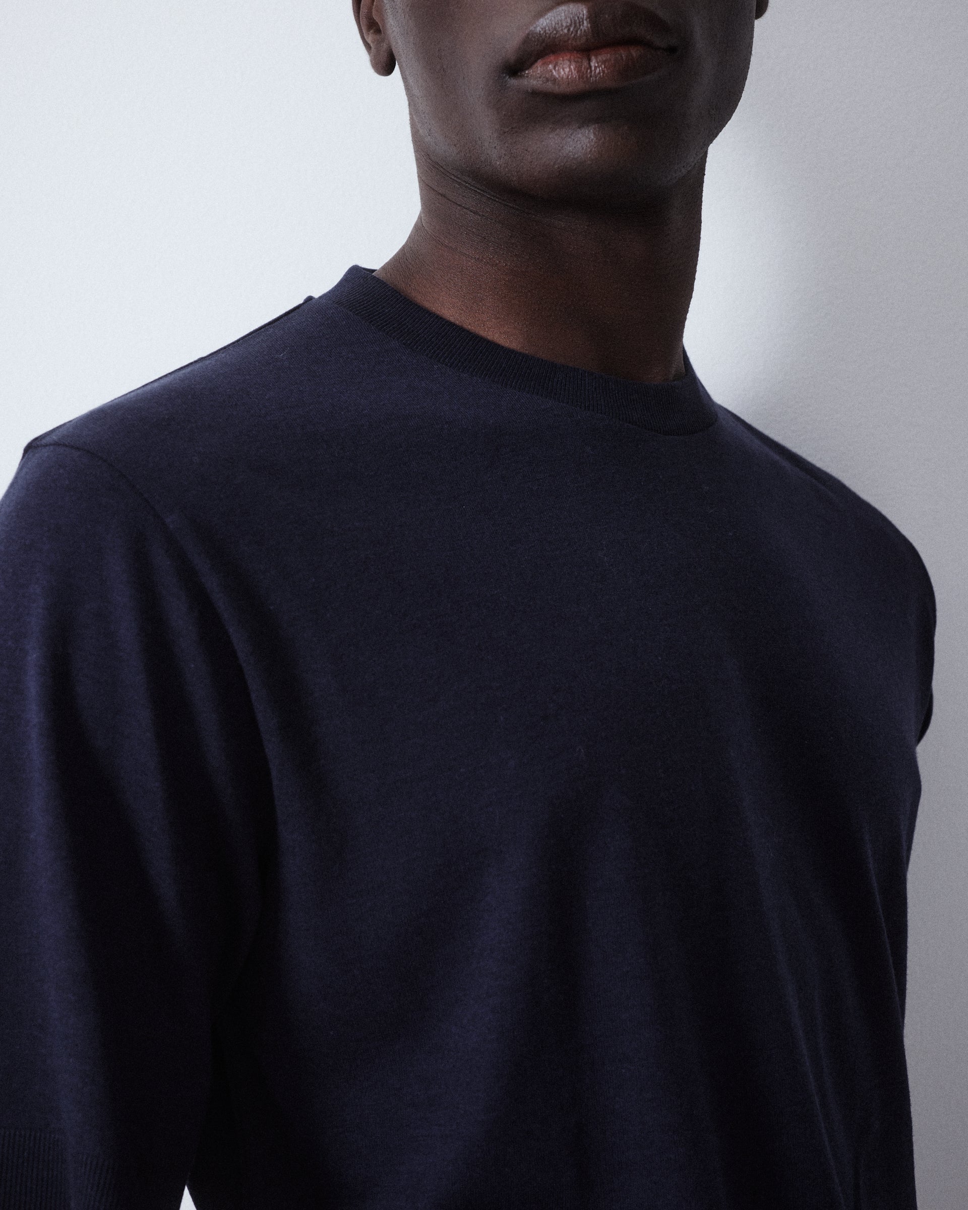 T-shirt Cecil in jersey di lyocell misto cotone. Blu - Navy - Image 4